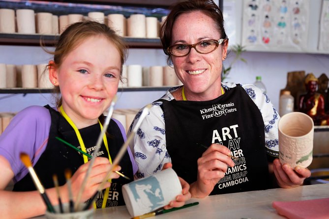 Siem Reap Draw on Your 3 Mugs Painting Workshop