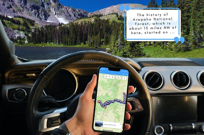 Smartphone Driving Tour Between Boulder and Vail / Breckenridge