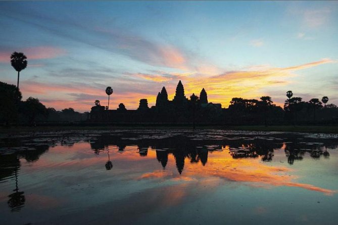 Sunrise Over Angkor Wat Temple in Siem Reap