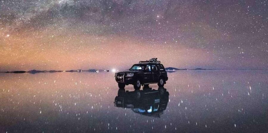 Sunrise to Observe the Stars in the Salar De Uyuni