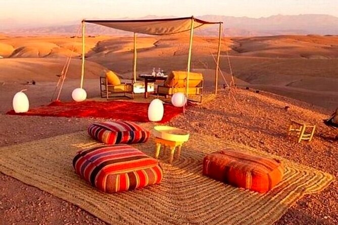 Sunset Dinner in Marrakech Desert With Camel Ride