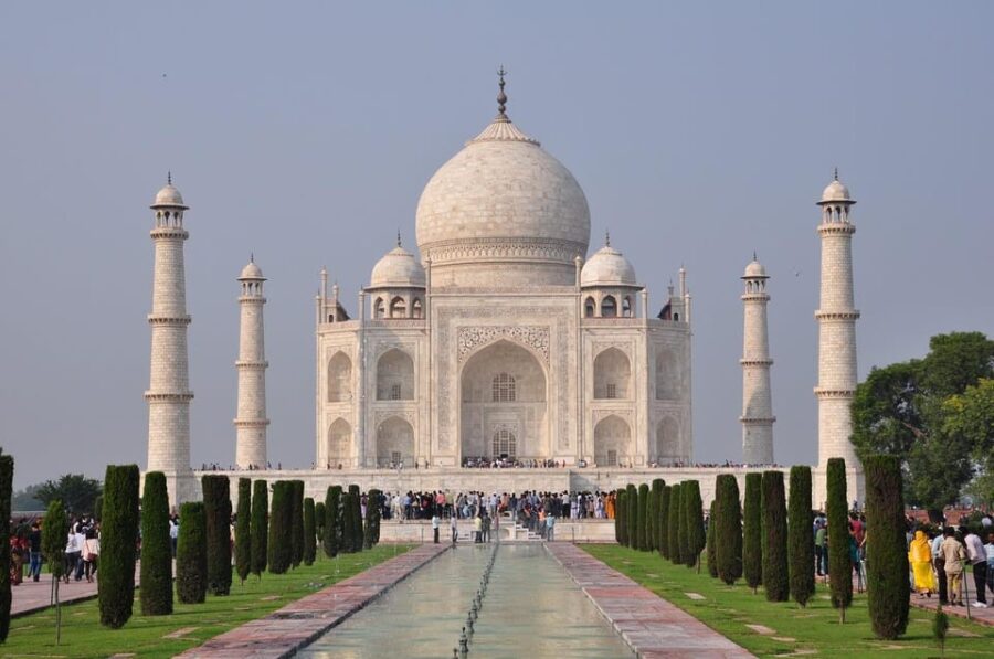 Taj Mahal Sunrise Tour With Elephant Conservation From Delhi