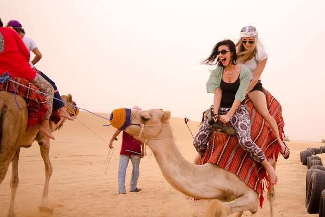 Thrilling Desert Safari Dubai Adventure With Sand Boarding and Barbecue Dinner