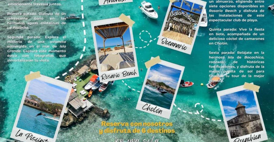 Tour 6 Destinations Rosario Islands