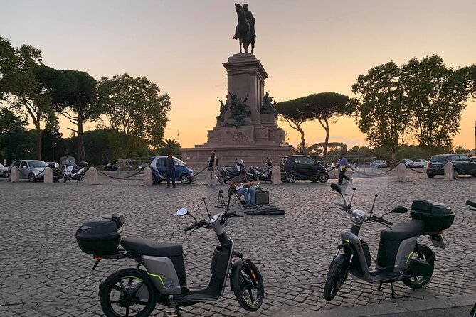 Tour of Rome Villa Borghese With High Quality E-Scooter!