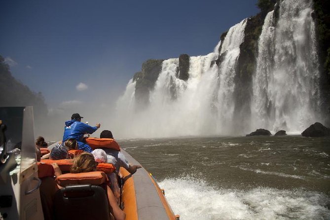 Transfer in IGU & IGUassu Falls Brazilian Side & Macuco Boat Safari