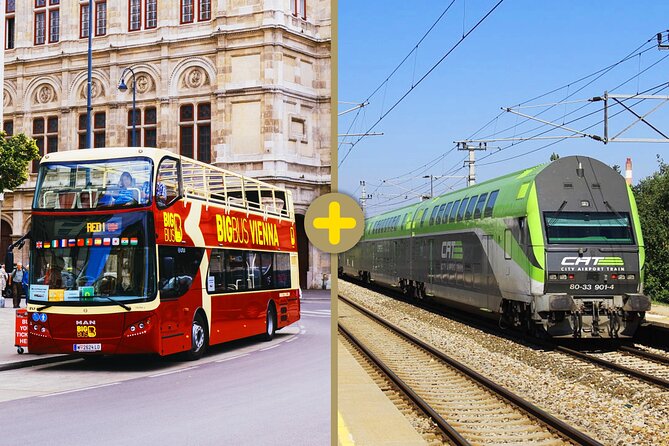 Vienna: 1-Day Hop-on Hop-off Bus Tour & City Airport Train
