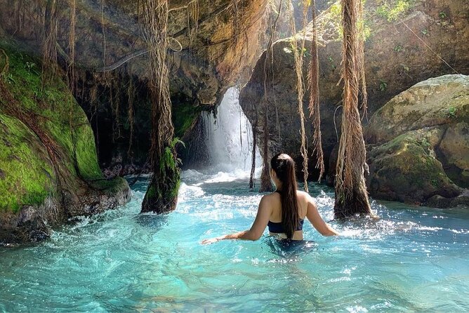 Waterfall,Adventure Hike Challenge Tour.