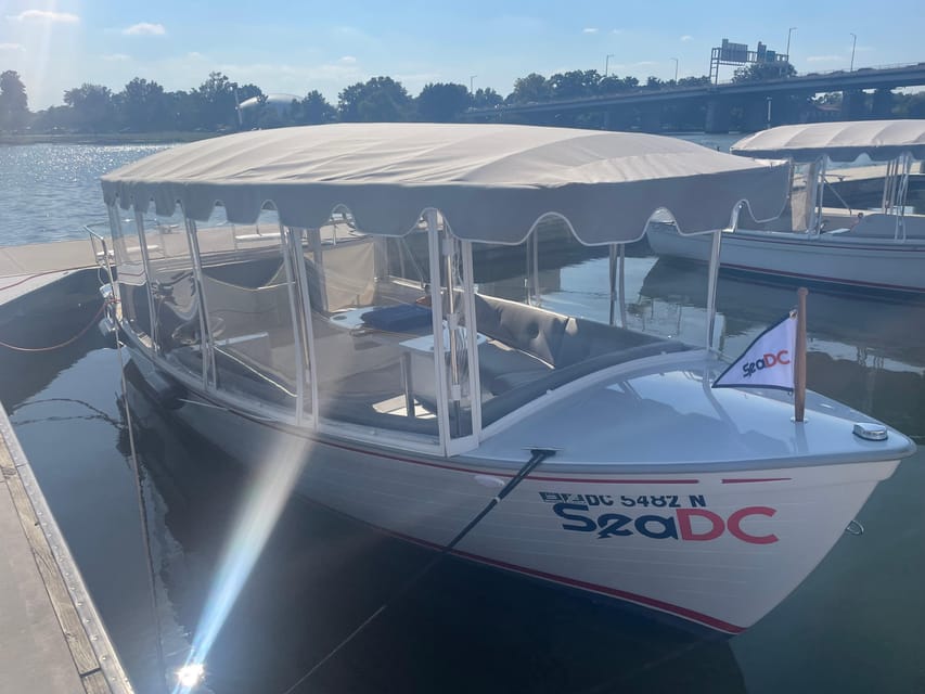 Wharf DC 21 Duffy E-Boat Rental - Afternoon/Evening - 3-8pm