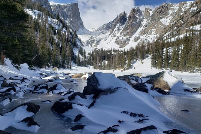 Womens Snowshoeing Emerald Lake Rocky Mountain National Park