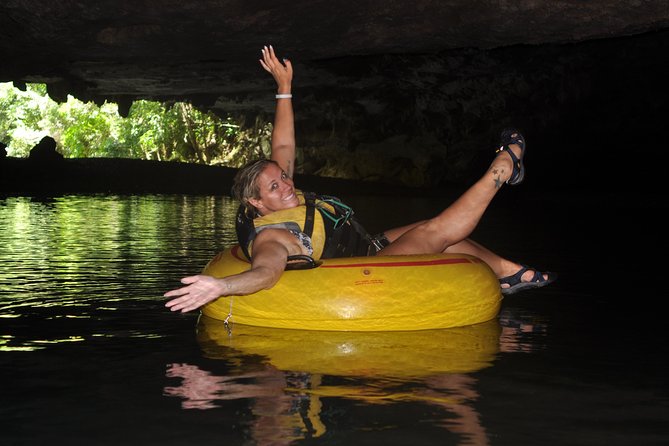 Xunantunich Cave Tubing and Zip Line Triple Tour From Placencia