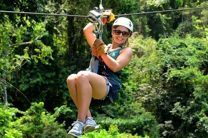 Zipline Canopy & Crocodile Safari Cruise. Private Tour