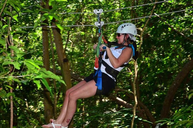 Zipline Canopy & Dunns River Falls Guided Tour With Admission From Montego Bay - Tour Highlights