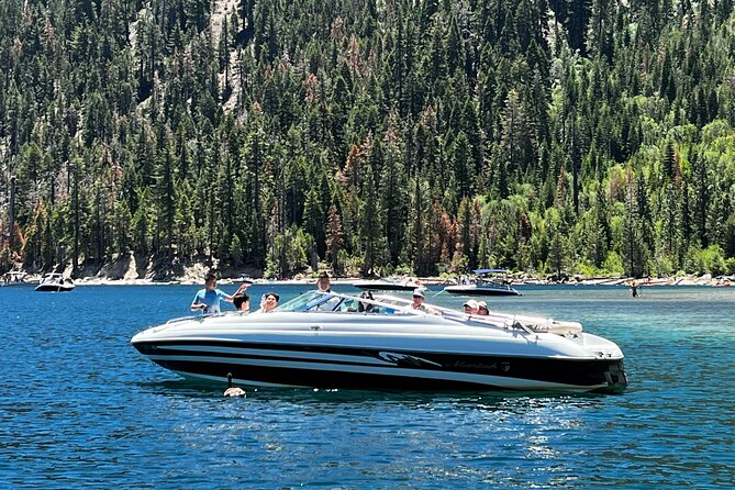 Full Day Tour on Lake Tahoe in the White Lightning up to 8 Guests