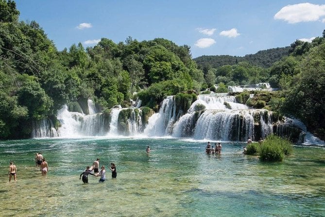 National Park Krka Private Return Day Transfer by Minivan