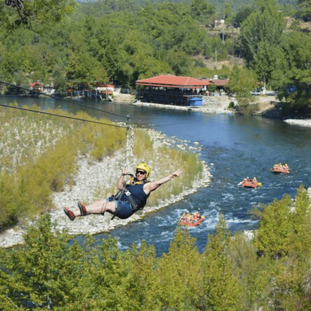 Side: Rafting With Lunch, Zipline, Quad, Buggy, Jeep Tour