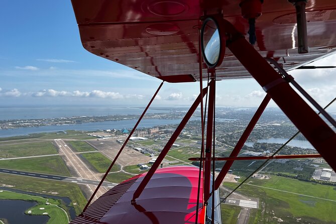 Town of Galveston Tour, Open Cockpit Biplane Ride