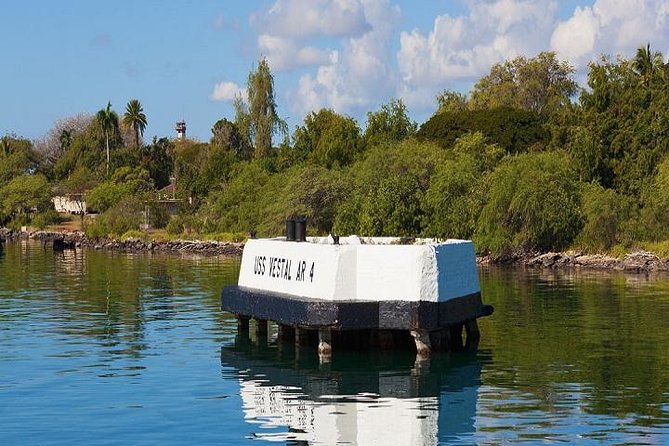 Battleships of World War II at Pearl Harbor From the Big Island