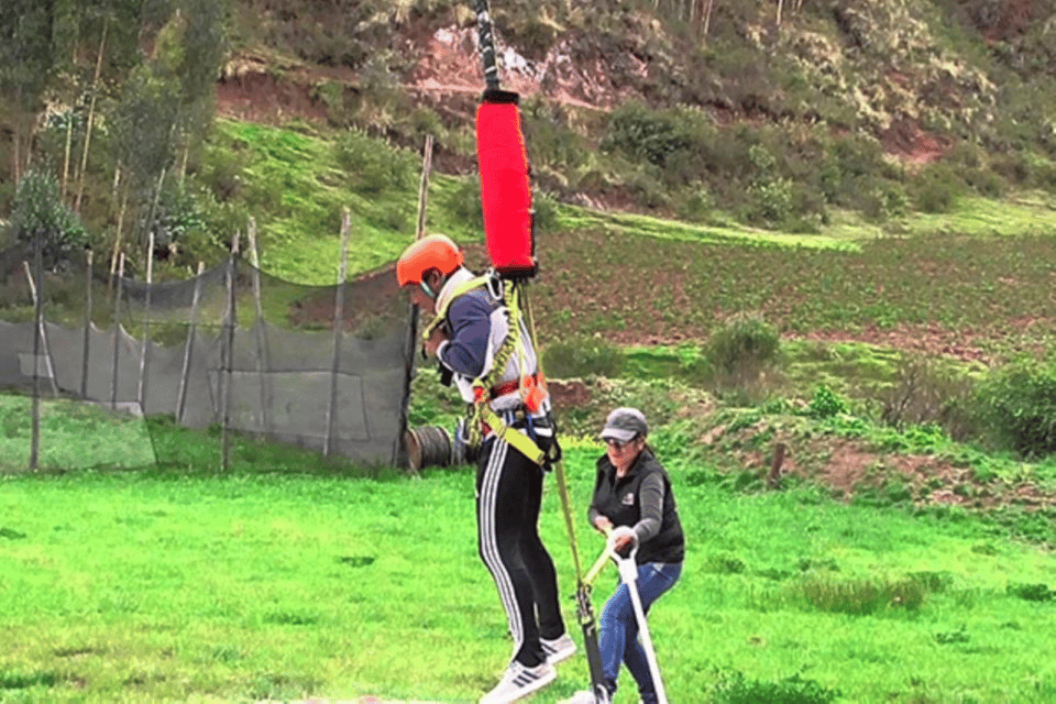 From Cusco: Slingshot or Superman |Adventure at Poroy| - Jumping Process