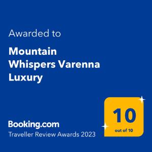 Mountain Whispers Varenna Luxury - Guest Experiences and Ratings