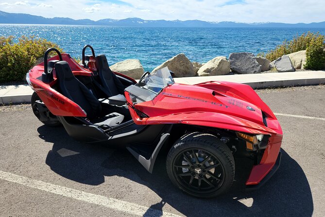 4 Hour Red Polaris Slingshot Rental Around Lake Tahoe