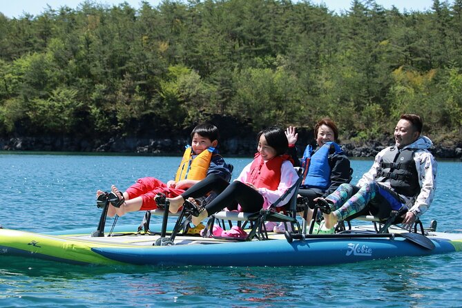 4 Seat Boat Experience on the Lake With a View of Mt. Fuji