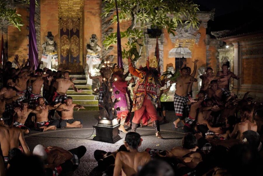 Bali: Ubud Kecak Semara Madya and Monkey Fire Dance