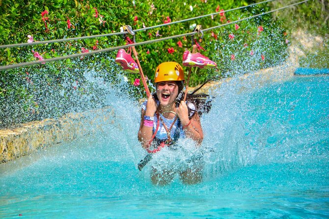 Bavaro Extreme Zipline Splash & Waterfall Pool Combo Experience