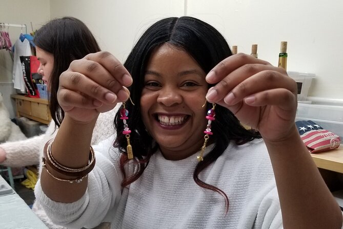 Bead Earring Making Class - Materials and Tools Provided