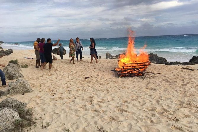 Bermuda Beach Bonfire With Dark and Stormy Cocktail Included