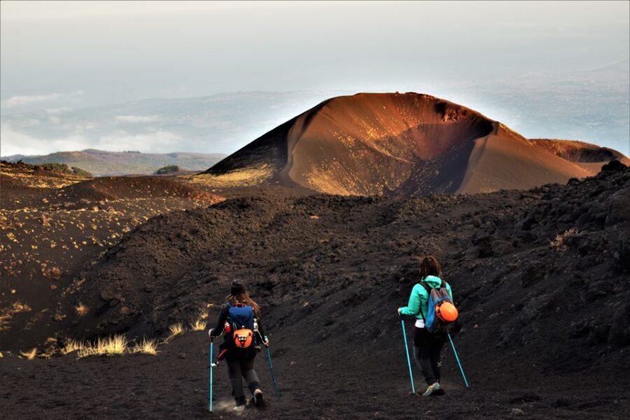 Catania: Etna Morning or Sunset Trek With Lava Tunnel & Gear