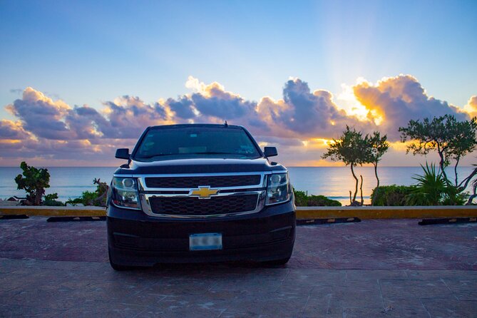 Departures in Luxury SUV From Puerto Aventuras to Cancun Airport
