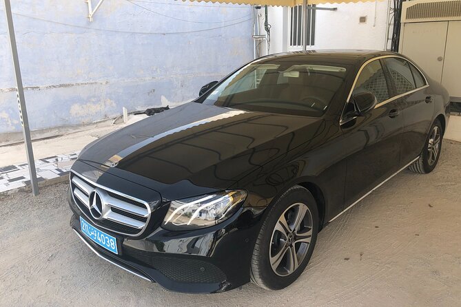 Executive: Transfer Tunis Airport to Hammamet by Mercedes E Class