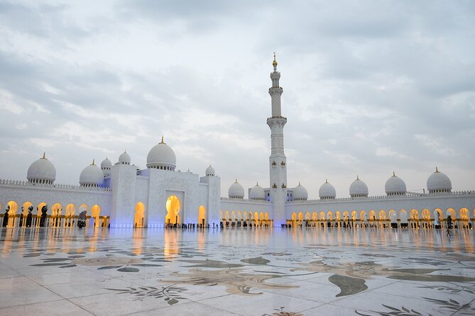 From Dubai: Sheikh Zayed Mosque and Ferrari World Entry Ticket