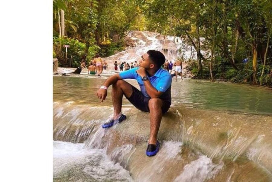 From Falmouth: Green Grotto Caves and Dunns River Falls