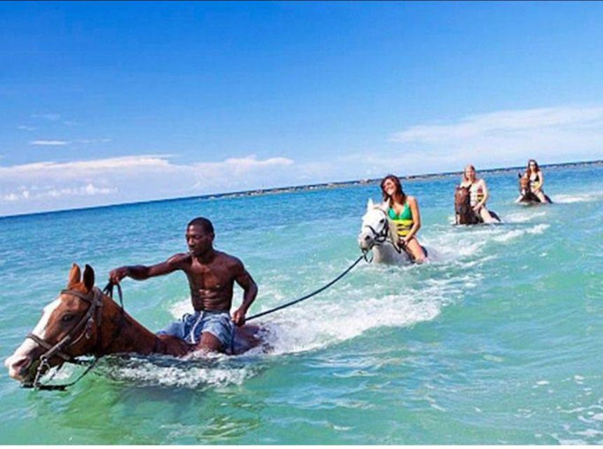From Montego Bay: Horseback Riding-Swim & Dunns River Falls