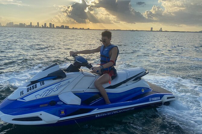 Jet Skiing in South Beach Miami With Pontoon Ride