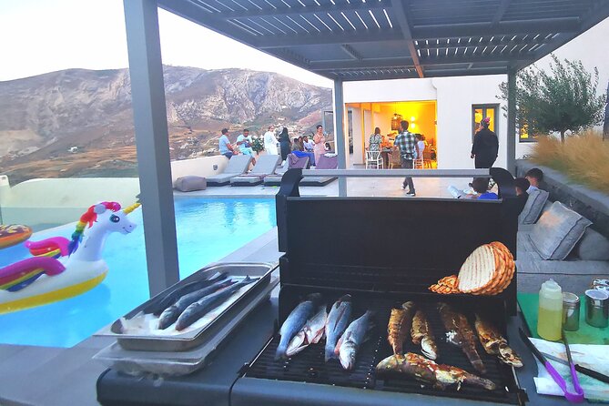 Mediterranean Voyage BBQ Party in Santorini Island