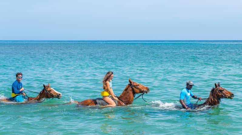 Montego Bay & Negril: Ocean Bamboo Rafting, Zip & Horseback