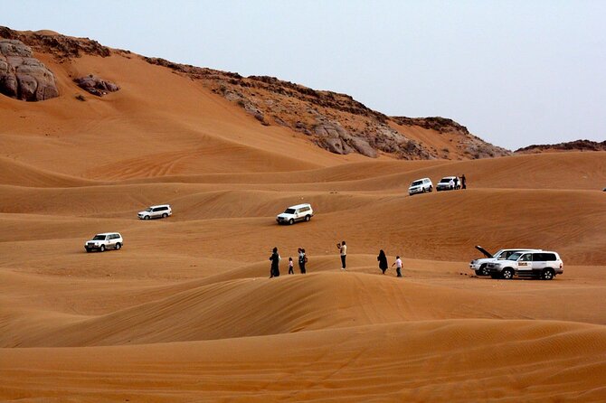 Morning Thrilling Dune Bashing , Send Boarding & Camel Ride