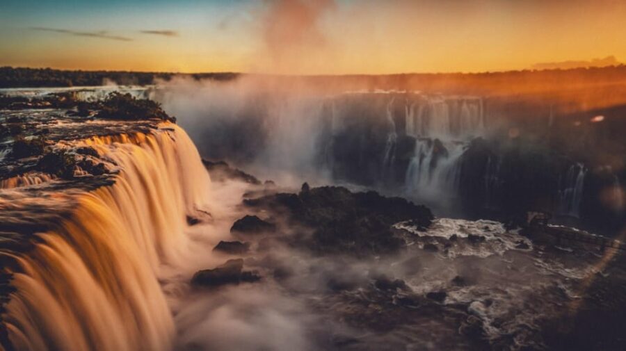 Night at Iguaçu Falls. Only on Saturday Nights.