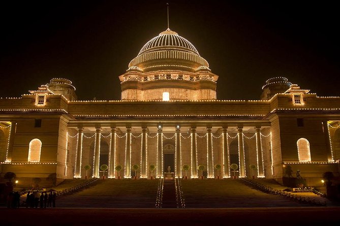 Night View of Old & New Delhi - Transportation and Logistics