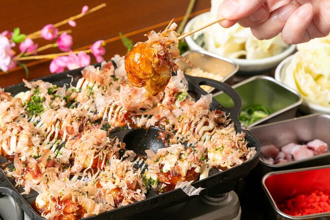 Osaka Downtown Walking Tour With Takoyaki Making Experience