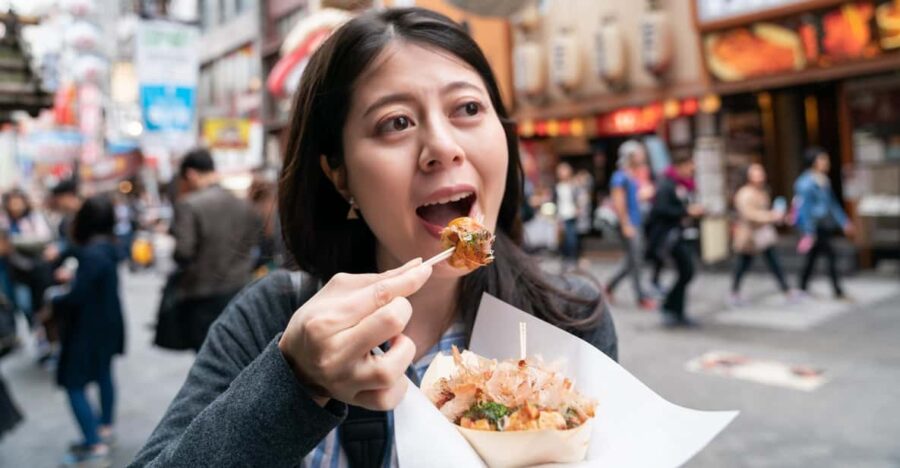 Osaka: Traditional Japanese Food Walking Tour With Guide