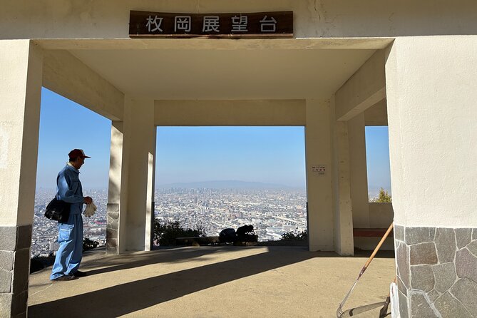 Overlooking the Magnificent View of Osaka