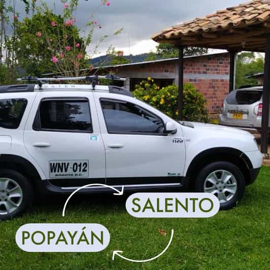 Private Transfer From Popayan to Salento (Or Viceversa)