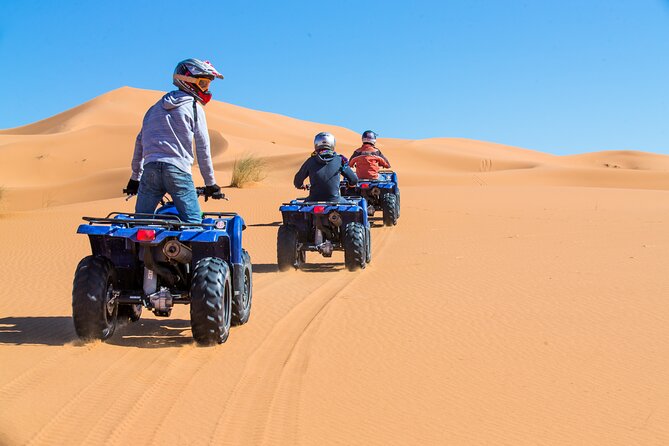 Quad Biking in Merzouga Dunes Desert Erg Chebbi