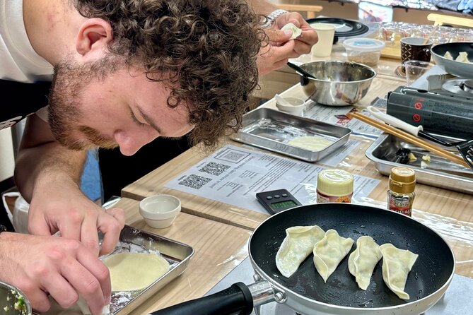 Ramen Gyoza Onigiri Japanese Cooking Class in Kyoto