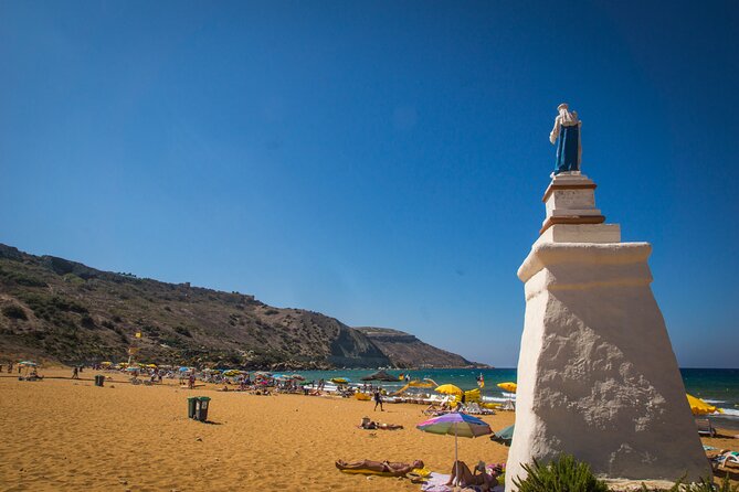 Ramla L-Hamra (Red Sand) Beach in Gozo and Cruise From Malta