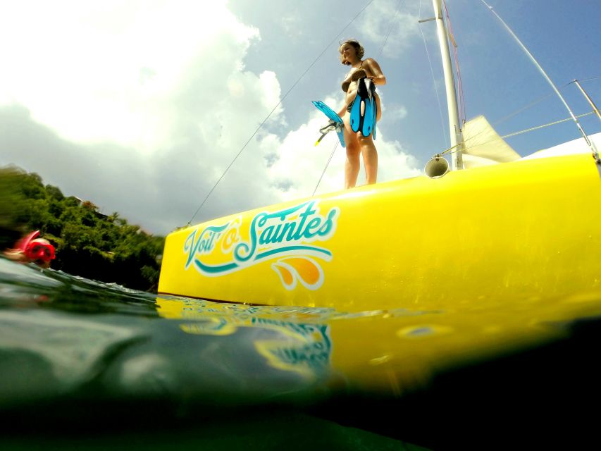 Sailing Catamaran in La Baie Des Saintes